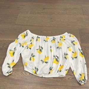 Lemon print shirt